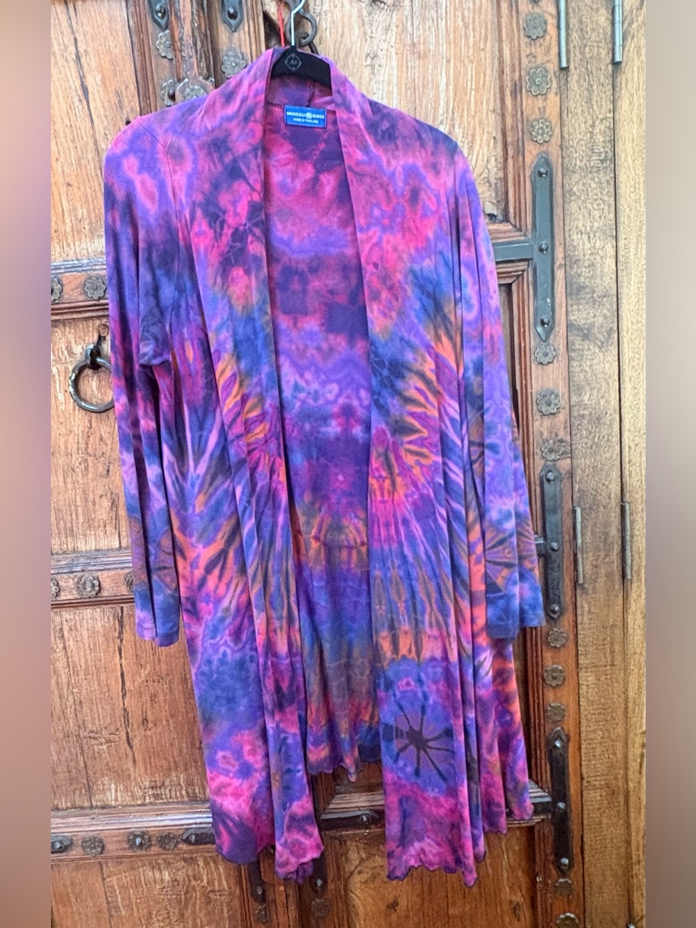 Mexicali Blues Tie Dye Cardigan Open Front Boho  One Size
